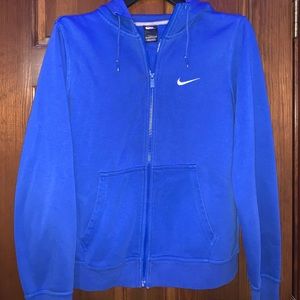 Blue Nike Zip-up